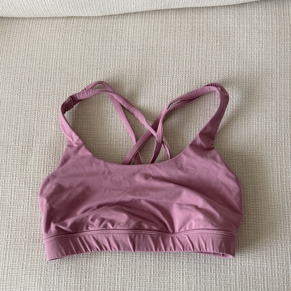 LULULEMON energy Mauve Sports Bra